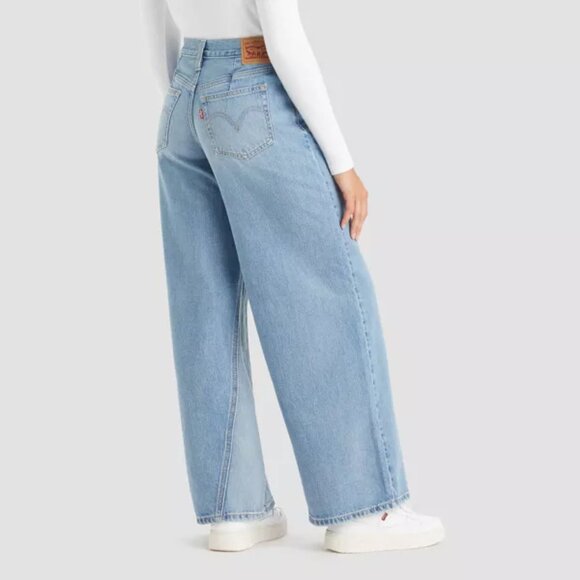 NWT Levi's Women's Mid-Rise 94's Baggy Wide Leg Jeans - What Else Can I Say - Picture 2 of 3